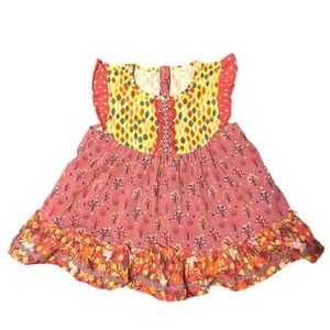 Matilda Jane Friends Forever Saffron Flutter top Size 6